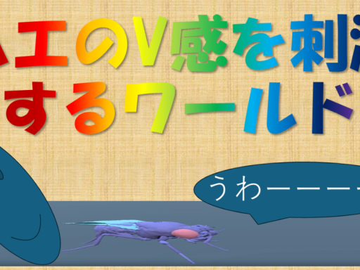 ハエのV感を刺激するワールド