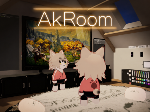 AkRoom_VideoPlayer‚Mirror‚JoinLog‚Clock‚Pen‚ImagePad‚wDrawingSet‚Bed‚Cooking‚CoffeeSet‚etc․․․
