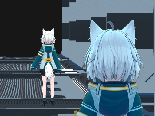 Behind me