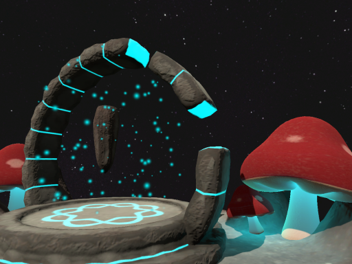 Fantasy Space Island