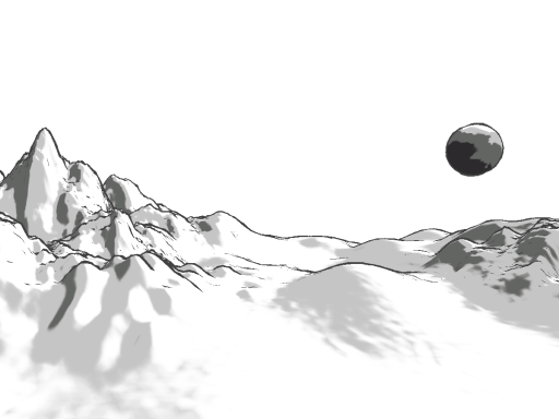 水墨群山