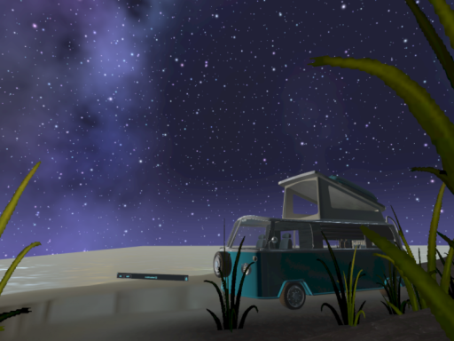 starry sky camping