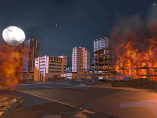 被破坏的城市⁄destroyed city