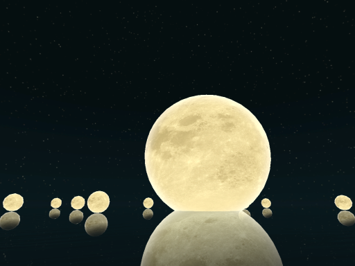 The Peaceful Moons