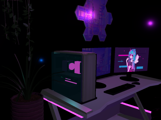Neon movie room․