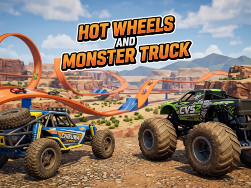 Hot Wheels and Monster Truck