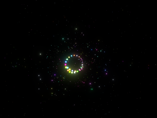 music and particles and lights and darkness and bouncing and the emptiness of the void （archive）