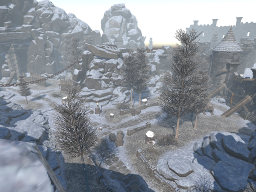 The frozen castle