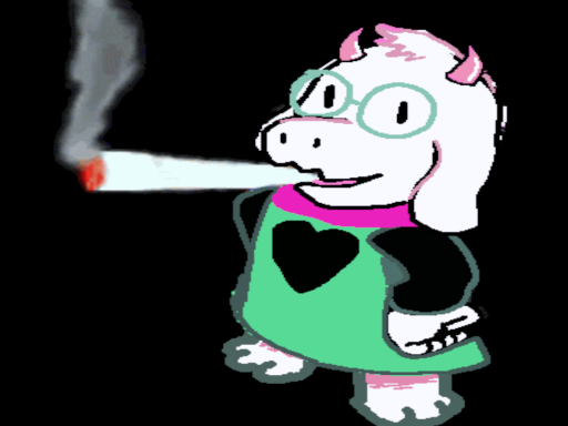 Ralsei Smokes The Biggest Fking Blunt Of 2021