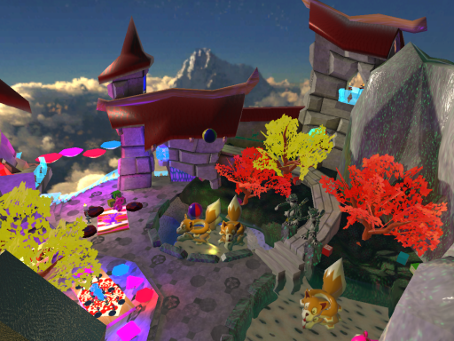 Furry castle in the sky