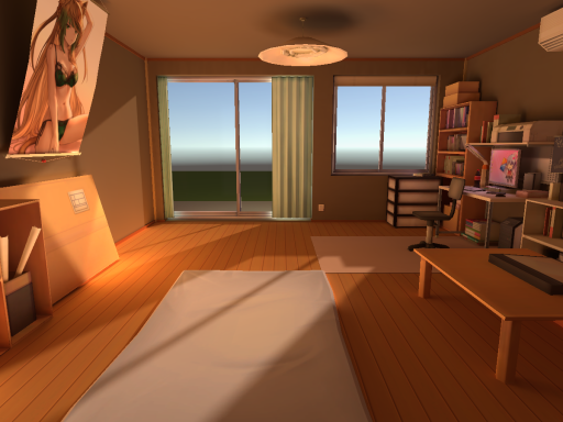 Evening Otaku Room
