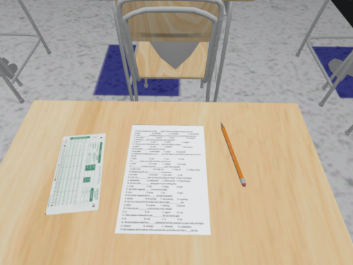 You're taking a big exam while the kids in the other classroom play kahoot