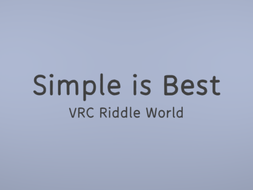 Simple is Best