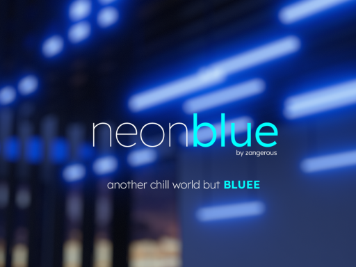 neon blue
