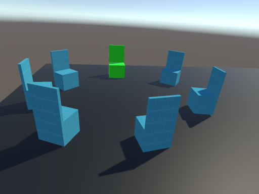 Mapa cutre con sillas