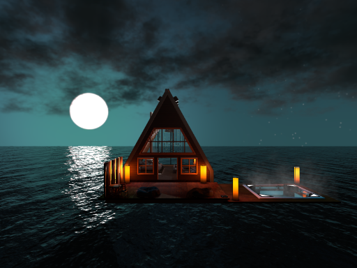 海上静谧小屋