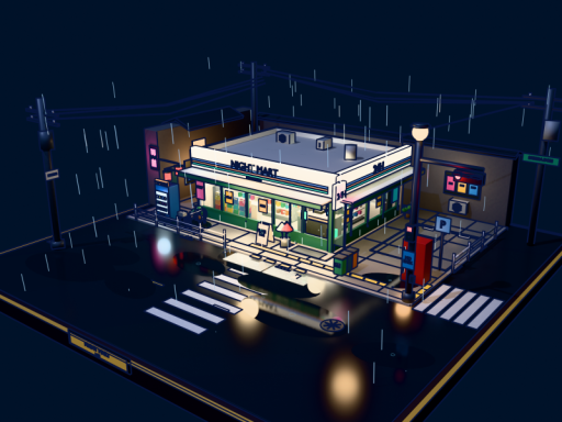 Rainy Convenience Store