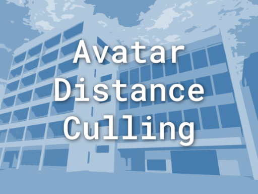 Avatar distance culling 1․3