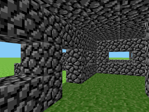 The First Minecraft World