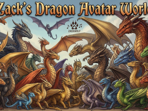 ZACK'S dragon avatar worldǃ