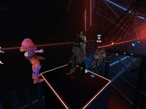 VRChat Beat Saber Streaming Room