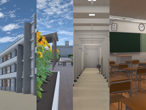 Japanese school bulding
