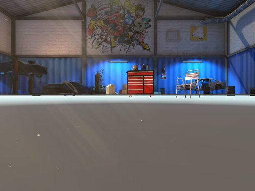 just here in ma garage