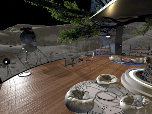 Cozy living on the moon