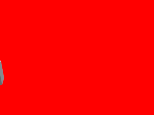 red room with video player