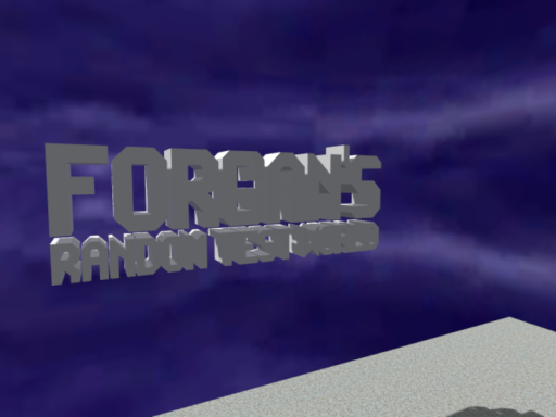FORGANTRONIC'S test world