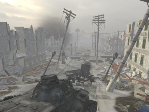 WW2 Destroyed Town