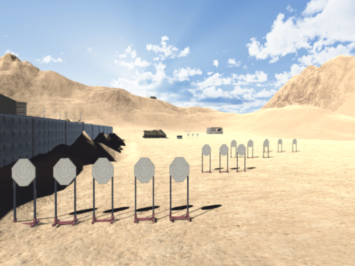 红砂军事测试综合体靶场部 0․3 red sand military texting complex shooting range