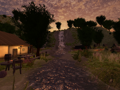 Waterfall,rest point.