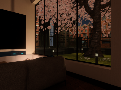 SakuraOneRoom 夜桜ワンルーム 猫を添えて