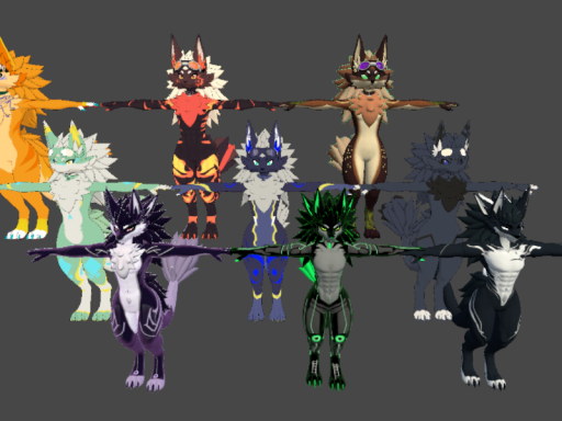Beans's furry Avatar World - Simplistic Scene