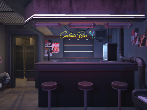 PROJECT MIX˸ VR Cyberpunk BAR