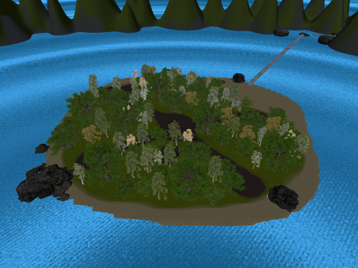 Island in the water