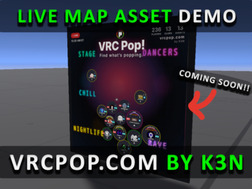 VRC Pop Live Map Asset （DEMO）