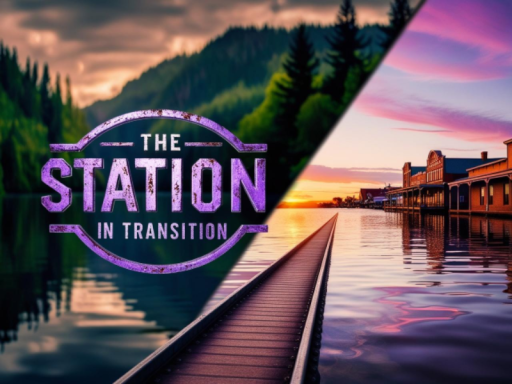 The Station in Transition ＊ 夕暮れに染まる駅 ＊