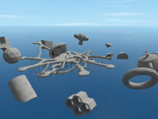 Concrete Structure on Water