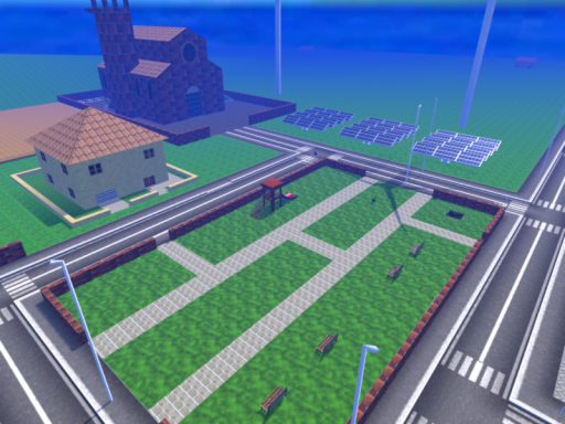 SM64 Collebello （Huge Town） -（Super Mario 64 Custom Map）