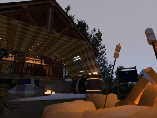 BonfireLogCabin