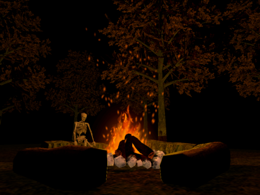 Silly Skeleton Hangout