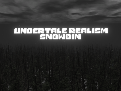 Undertale Realism - Snowdin