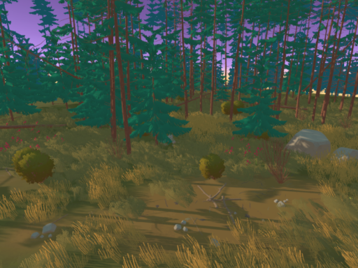 Pine forest