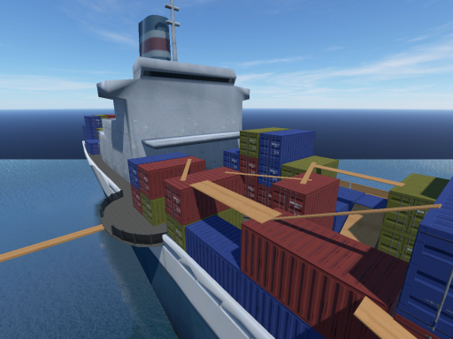 Secret cargo ship HQ