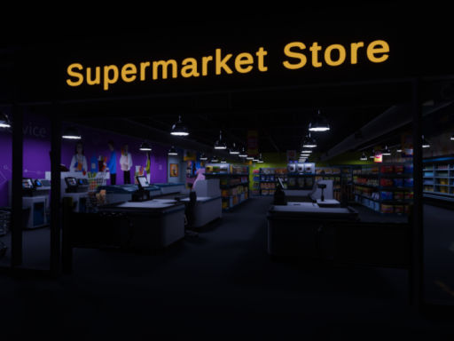 super market for filming