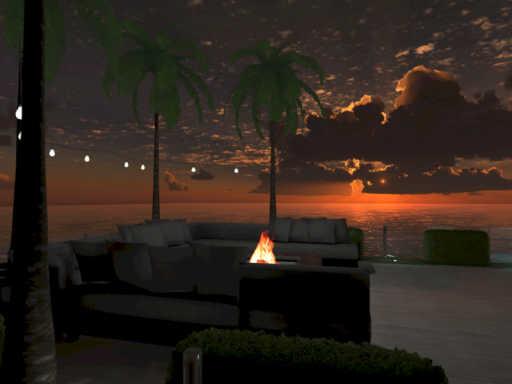 Water Sunset House