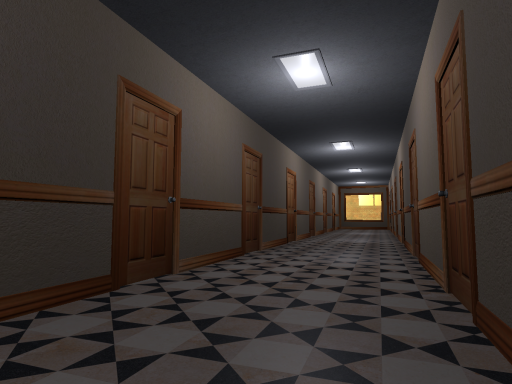 Hallway Movie Set