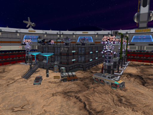Sci-Fi mars base
